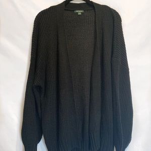 Black Wild Fable Knit Sweater Cardigan